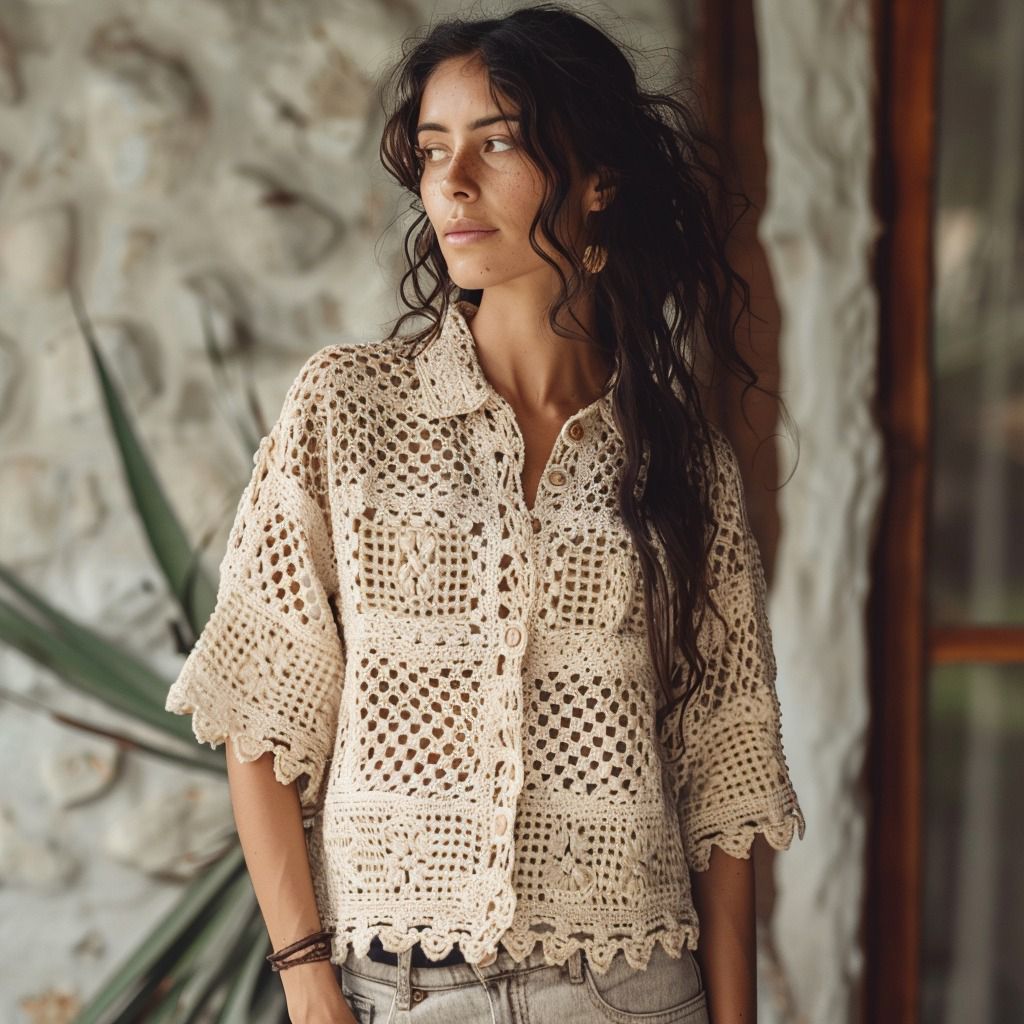 Handmade Ethnic Shirt - Smyrna Collective