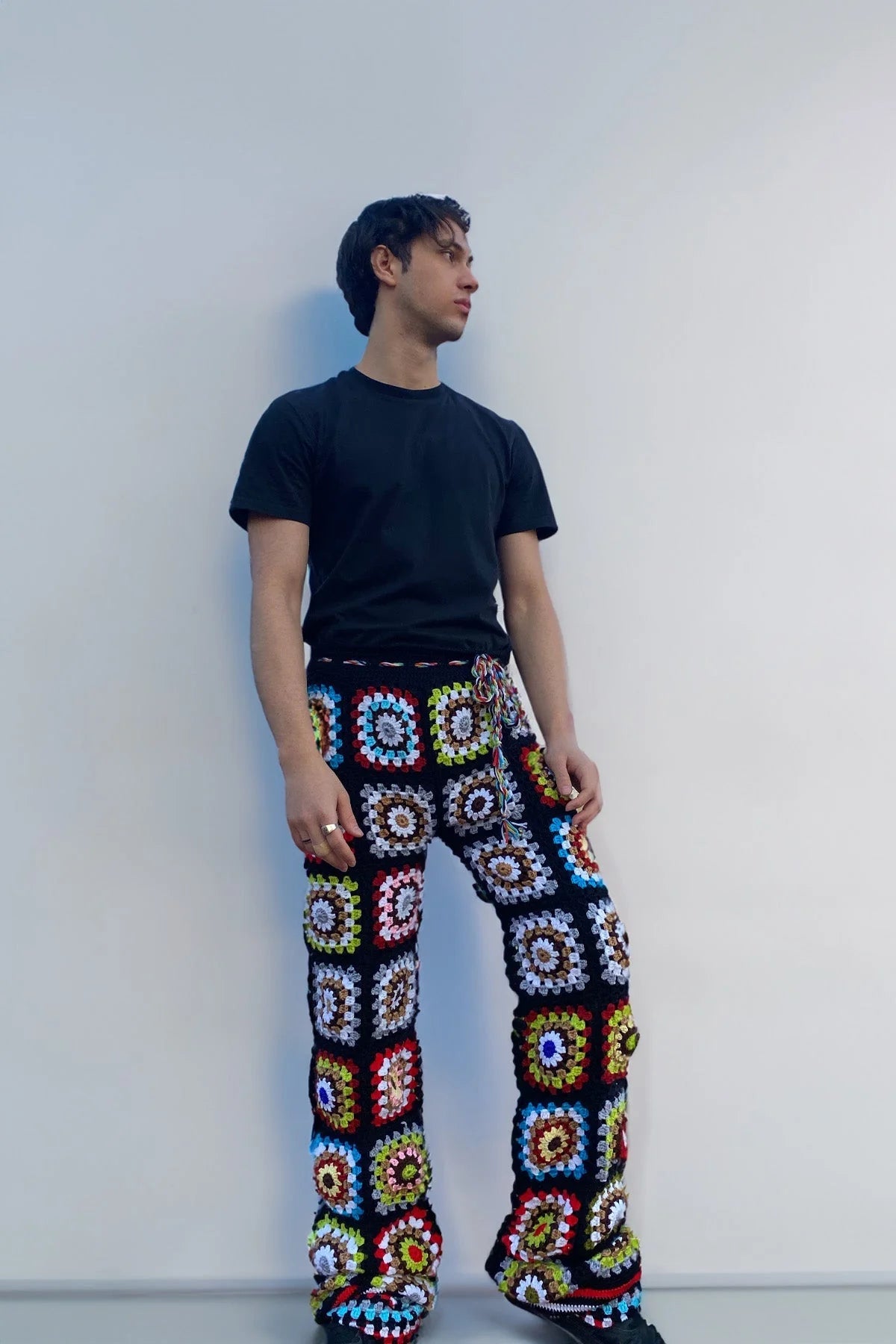 Granny Square Unisex Pants Blend Comfort and Style - Smyrna Collective